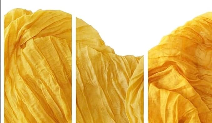 FEXIA 3 Pack Gold Table Runner 35x120 Inches for Summer Decor Baby Shower Decoration Gauze Rustic Table Runner for Wedding Party First Communion Centerpiece Engagement Bridal Shower Boho Decoration