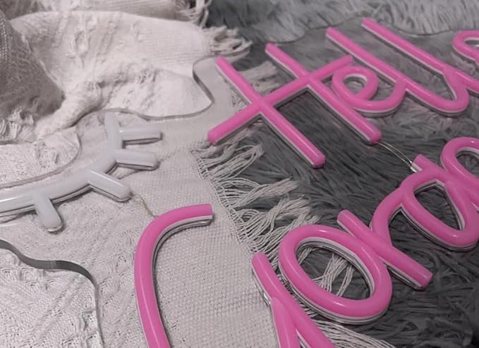 LED Neon Sign Night Light for Wall Party Décor Bedroom Room Bar Wedding Home Birthday Art Decoration Christmas with USB Chain Light modulator 5v 15.7"*11.5"