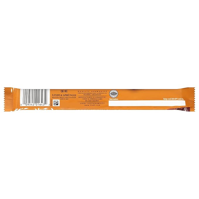 Lindt LINDOR Caramel Chocolate Truffle Bar, Chocolate Candy with Smooth Center, 1.3 oz.