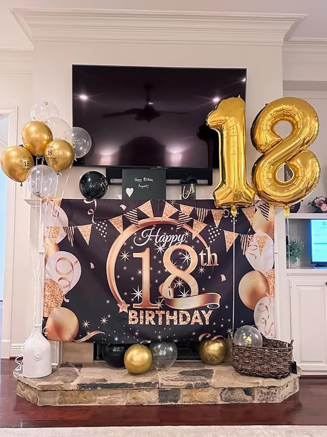 0 Balloon - Gold Birthday Number Balloons, 40 Inch Large Foil Balloons for Men Women Boys Girls Gold Themed Birthday Decorations