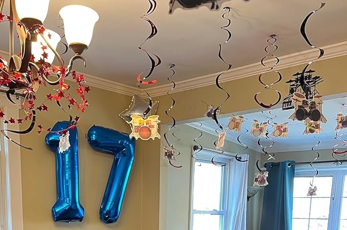 0 Balloon - Metallic Blue Birthday Number Balloons, 40 Inch Large Foil Balloons for Men Women Boys Girls Metallic Blue Themed Birthday Decorations