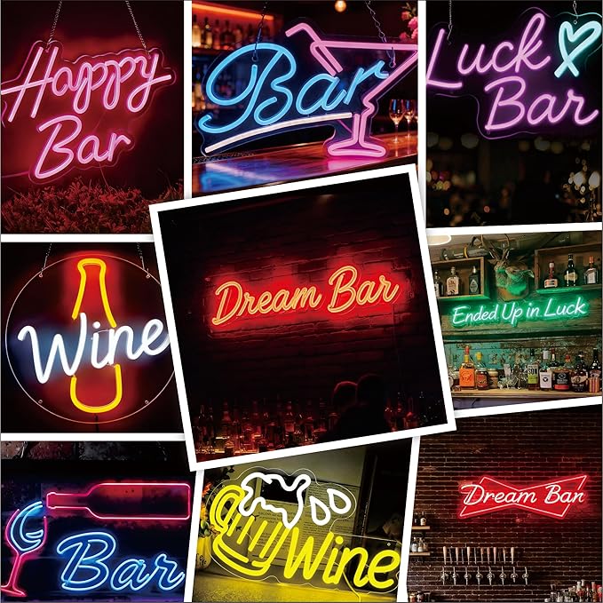 Custom Neon Sign – Personalized LED Name Sign for Wall Decor, Birthday Gifts, Wedding & Party Backdrops, Dimmable Acrylic Neon Light for Bedroom, Bar, Kids’ Room & Business