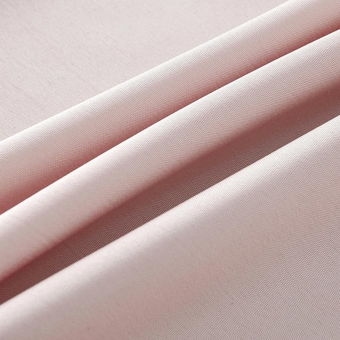 6-Pack 60x102 inch Dusty Pink Table Cloths, Solid Stain and Wrinkle Resistant Oblong Tablecloth, Premium Plain Weave Polyester Fabric Rectangle Table Linen Covers for Hotel, Wedding