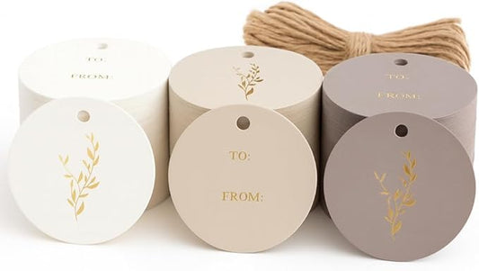 Floral Thank You Gift Tags with String Attached, Small Thank You for Celebrating with Us Gift Bag Tags for Presents and Personalized Party Favors - Baby Shower, Wedding, Bridal Shower, Birthday