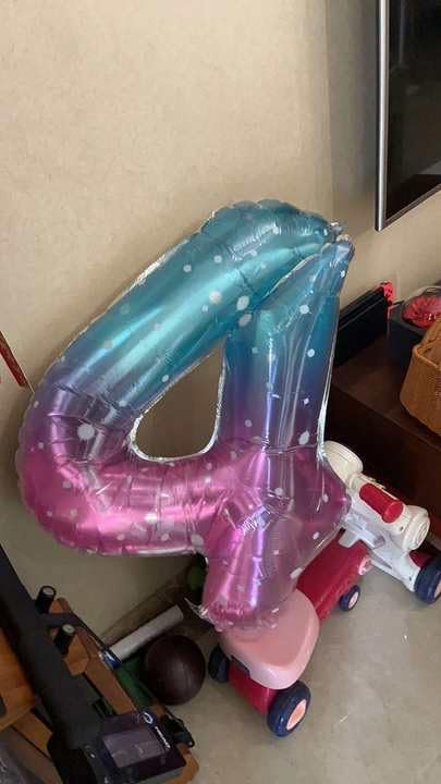 0 Balloon - Starry Sky Birthday Number Balloons, 40 Inch Large Foil Balloons for Men Women Boys Girls Starry Sky Themed Birthday Decorations