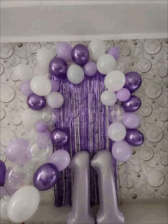 0 Balloon - Lilac Birthday Number Balloons, 40 Inch Large Foil Balloons for Men Women Boys Girls Lilac Themed Birthday Decorations
