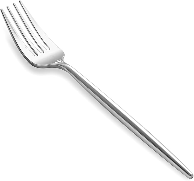 SUT 600PCS Heavy Duty Disposable Silverware - Includes 200 Knives, Forks and Spoons - Silver Plastic Utensils Set for Party/Wedding