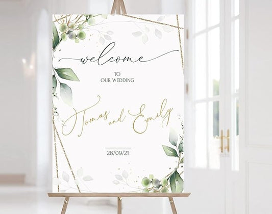 Personalized Wedding Welcome Sign, Welcome To Our Wedding Sign, Wedding Sign Board, Welcome Sign For Wedding, Wedding Yard Sign,Wedding Outdoor Sign #19, Full Size