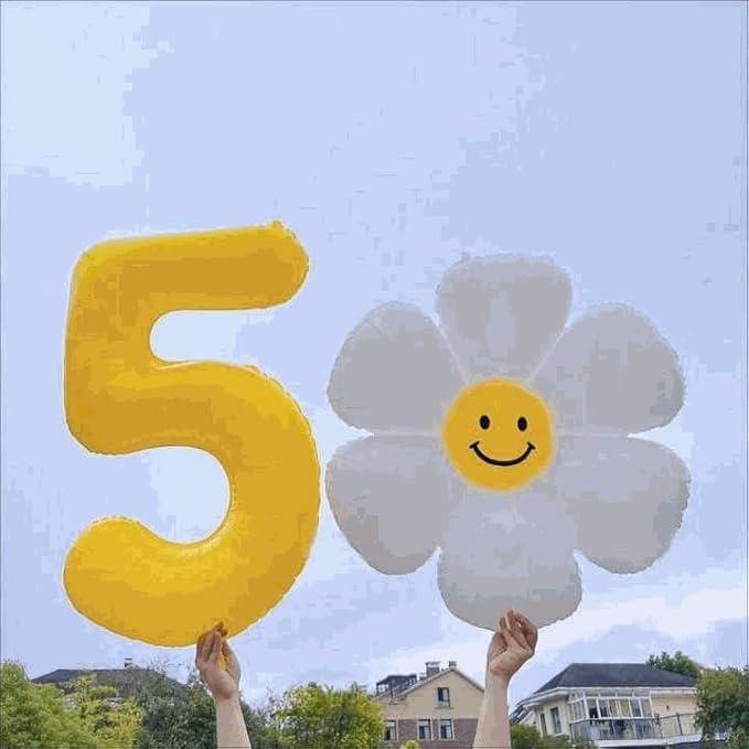 0 Balloon - Macaron Yellow Birthday Number Balloons, 40 Inch Large Foil Balloons for Men Women Boys Girls Macaron Yellow Themed Birthday Decorations