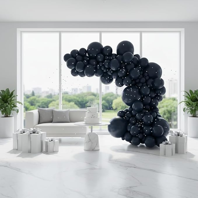 Balloon Garland Arch Kit – 146 Pcs Night Blue Balloons for Baby Shower, Birthday, Gender Reveal, Wedding Party – DIY Kit by Vellax™