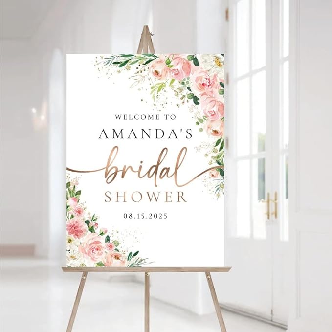 Bridal Shower Sign, Flower Bridal Shower, Greenery Shower Decoration, Greenery Welcome Sign, Bridal Shower Welcome Sign, Bridal Shower Yard Sign, Bridal Shower Sign, Wedding Welcome Signs