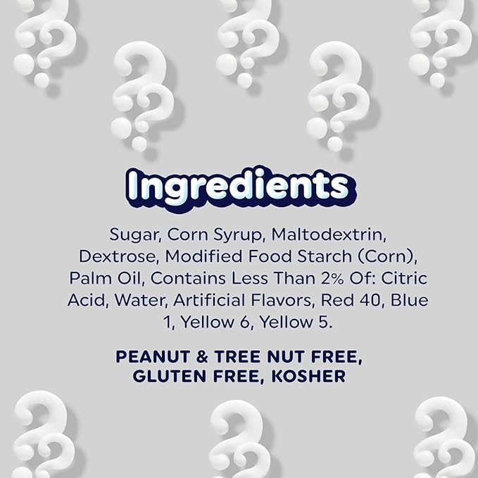 Airheads Full-Size Candy Bars, Taffy Candy Bulk Pack, Individually Wrapped, White Mystery Fruit Flavor Artificially Flavored, 36 Count Box