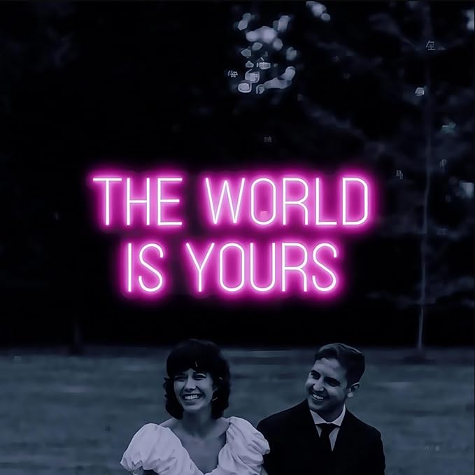 Ulalaza LED Neon Sign Night Light for Wall Party Décor Bedroom Room Bar Wedding Home Birthday Art Decoration Christmas with USB Chain Light Modulator 5v (Lets Party Blue)