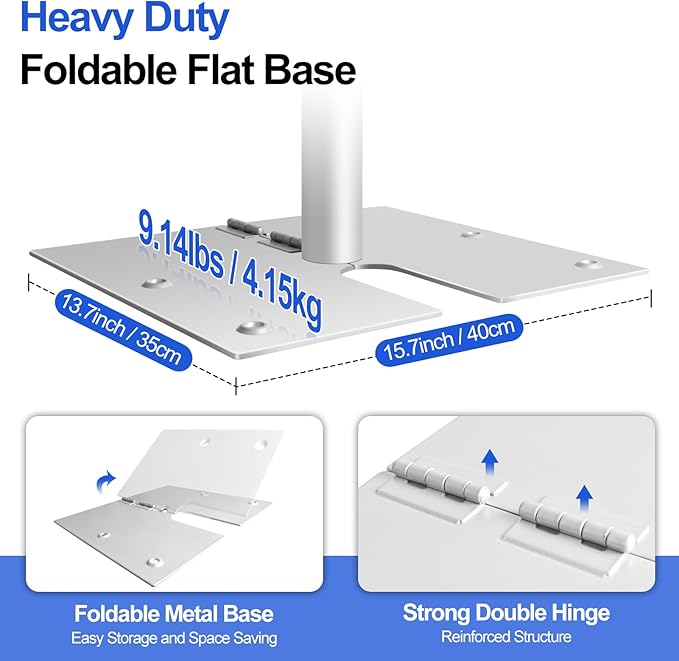 FUDESY Pipe and Drape Stand Kit, 10x10ft Heavy Duty Adjustable Metal Backdrop Frame for Photography, Wedding Parties, Decoration