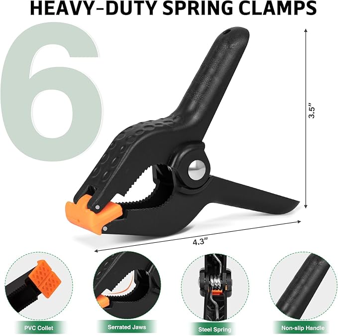 3-in-1 Backdrop Stand Kit 10x8.5 ft for Photography Studio, T-Shape Backdrop Stand for Wedding Parties, Background Stand for Photo Video Studio with Carring Bag, 6 Clamps, 2 Sandbags