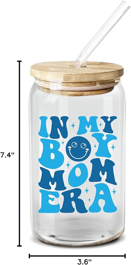 NewEleven First Christmas Gifts For New Mom, New Mother - Gifts For a Mom of Boys, Pregnant Mother, Expecting Momomy, Mama, Moms To Be, Mommy To Be - 16 Oz Coffee Glass