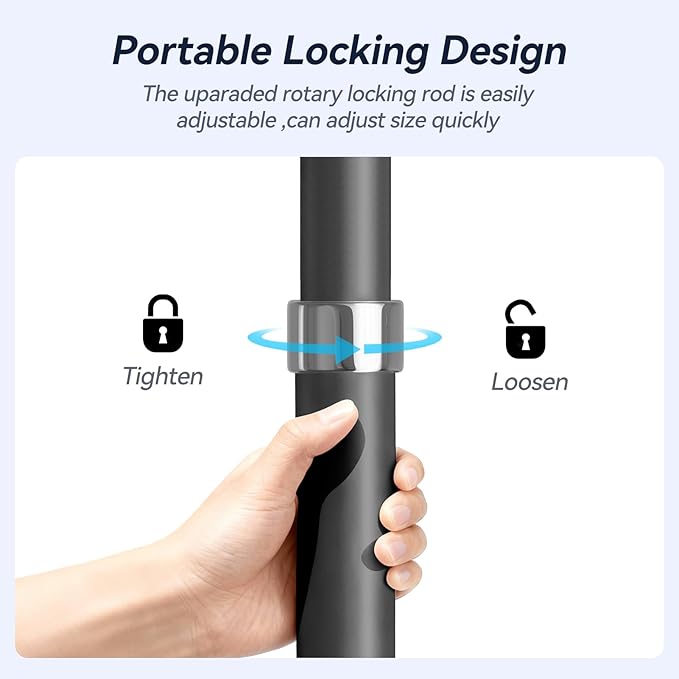 EMART 10x10ft Backdrop Stand Heavy Duty Kit with Water Tank Base, Pipe and Drape Adjustable Photo Backdrop Stand for Wedding, Party, Baby Shower, Christmas, Birthday Decorations-Black