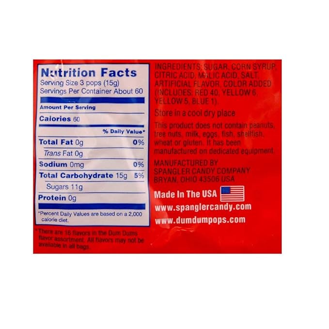 Dum Dum Pops 180 ct bag - assorted flavors