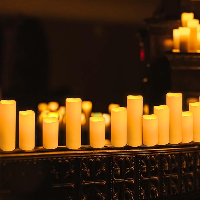 96-Pack LED Flameless Candles with Remote Control - Perfect for Parties, and Special Occasions(Three Sizes)