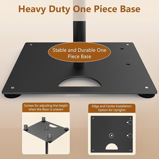 Pipe and Drape Stand Heavy Duty, 10FT x 10FT Backdrop Stand Heavy Duty, Adjustable Pipe and Drape Stand with Carrying Bag, Square Backdrop Stand for Party, Wedding Party Booth, Telescopic uprights