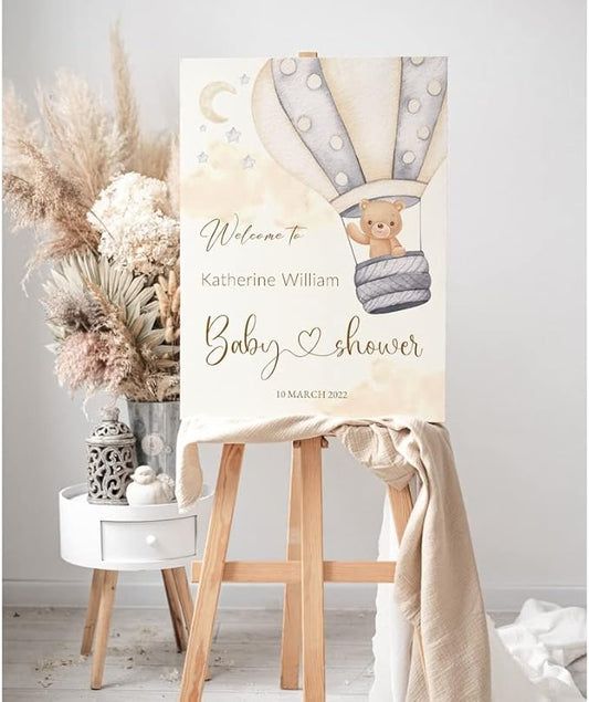Balloon Barely Wait Baby Shower Welcome Sign, Baby Shower Sign Party, Baby Shower Welcome Sign, Neutral Baby Shower Decoration, Welcome Baby Shower Sign, Baby Shower Sign