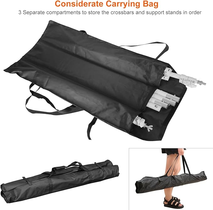 iMounTEK Backdrop Stand Photo Video Studio, 10Ft Wide Adjustable Backdrop Stand, Background Support System Kit with Clamps Carry Bag for Photography/Wedding/Party Decoration(White)