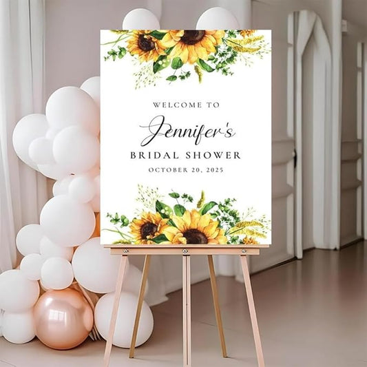 Sunflower Bridal Shower Sign, Bridal Shower Signs, Sunflower Shower Decoration, Sunflower Welcome Sign, Bridal Brunch Sign, Bridal Shower Signs For Backdrop, Bridal Shower Welcome Sign Personalized