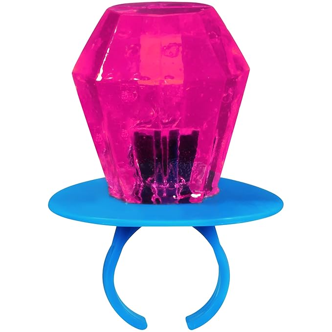 Ring Pop Candy, Christmas Lollipops, 50 Ct Party Favors in Assorted Fruity Flavors - Full Size, Bulk Variety Pack, Individually Wrapped Hard Candy For Stocking Stuffers, Holiday Candy Bowls, Gifts