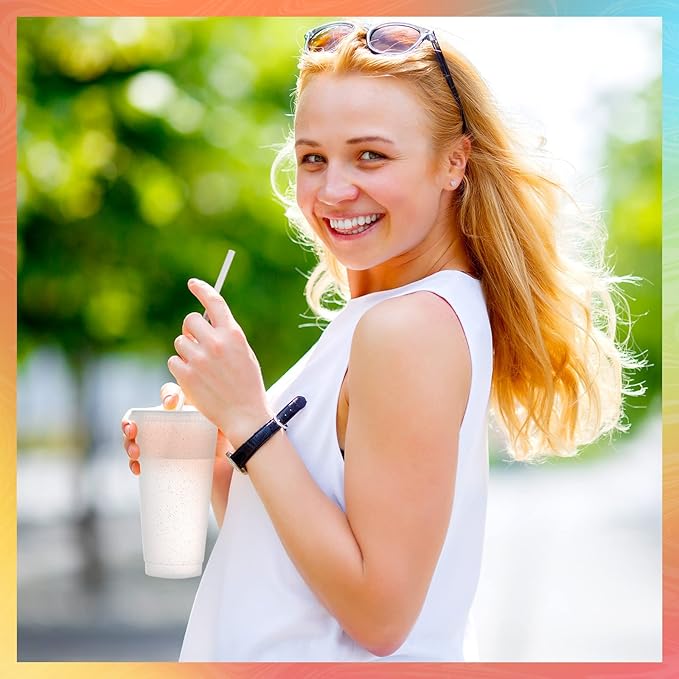 Honeydak 30 Pack Tumbler with Straw and Lid Bulk Cups for Gifts Glitter Plastic Coffee Cups 24-27 oz Reusable Water Bottle Iced Coffee Travel Mug Party Favors for Birthdays Travel (Glitter)