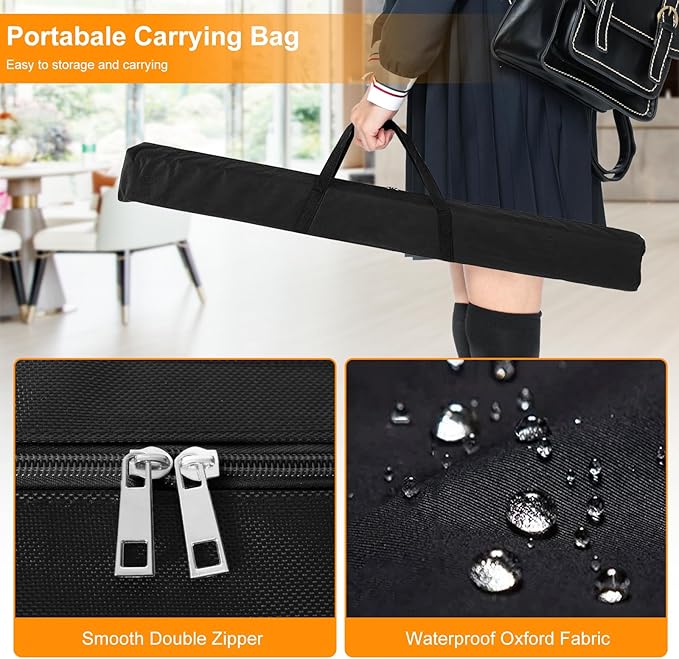 FUDESY 10x8 ft Backdrop Banner, Heavy Duty Adjustable Background Stand Kit with Carrying Bag, Step and Repeat Photography Frame for Trade Show Display Photo Booth Parties