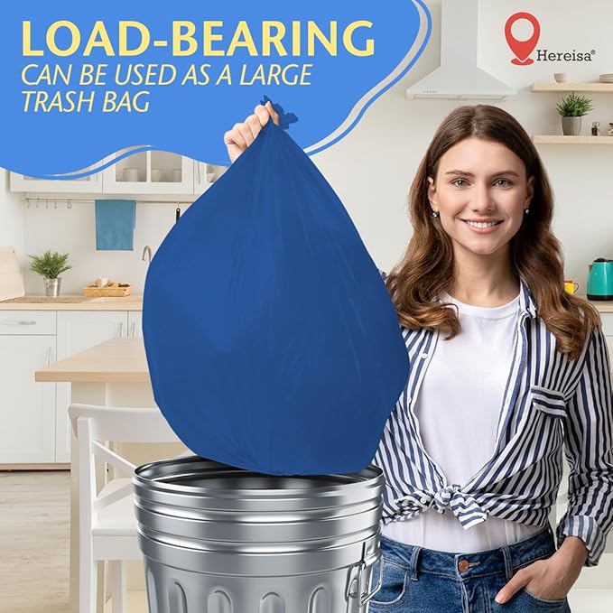 8-Count Royal Blue Disposable Plastic Tablecloths Rectangle 54x108 Inch - Extra Long Waterproof Banquet Table Covers for Parties & Catering