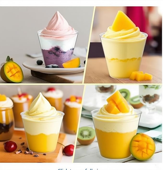 50Pack Glitter Sliver Plastic Cups, 9 oz Clear Fancy Disposable Cups,Clear Plastic Tumblers for Weddings,Birthday,Thanksgiving, Christmas,Halloween as Party Cups.