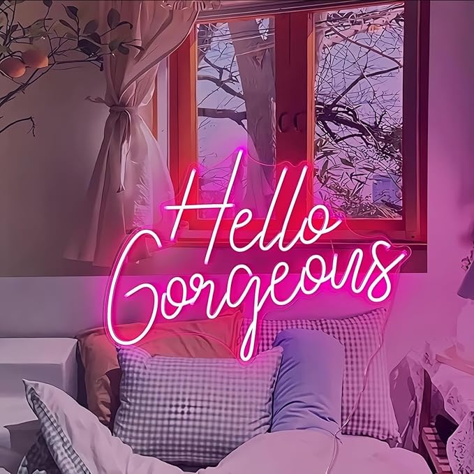 Ulalaza LED Neon Sign Night Light for Wall Party Décor Bedroom Room Bar Wedding Home Birthday Art Decoration Christmas with USB Chain Light modulator 5v (lets party blue)