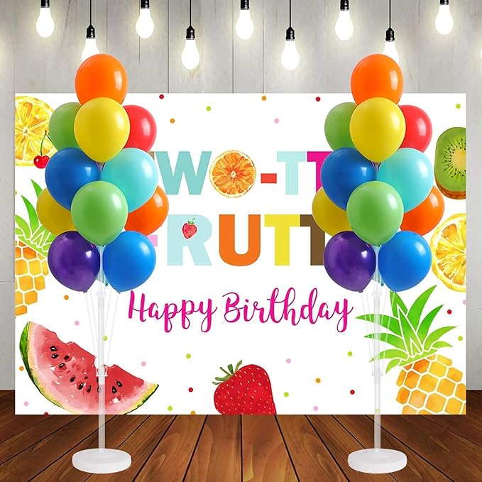 Balloon Column Kit for Floor - Set of 2, Balloon Tower Backdrop Decoration with Stand, Base and Pole for Wedding, Baby Shower, Birthday Party, or Bachelorette Parties (Multicolor)