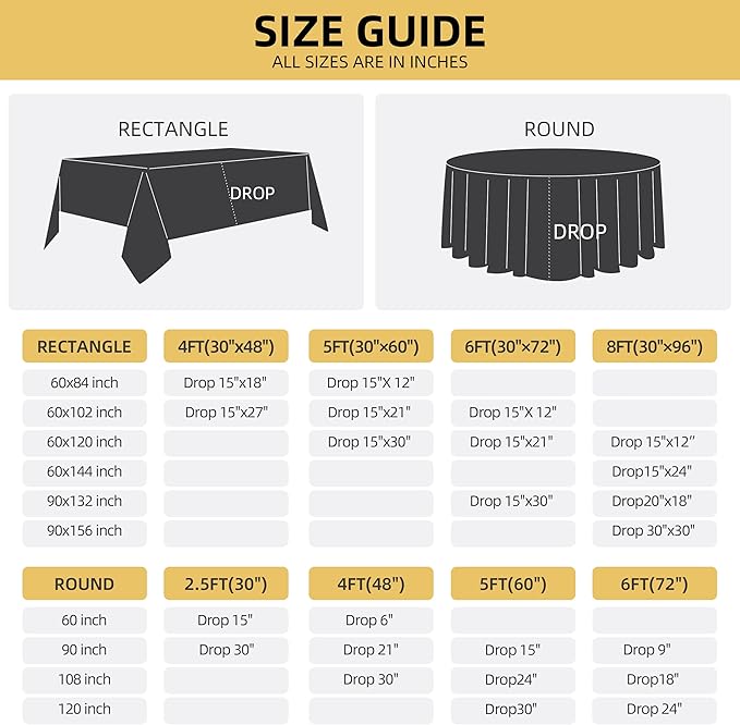 6-Pack Round 90-inch Red Table Cloths, Solid Stain and Wrinkle Resistant Circular Tablecloth, Premium Plain Weave Polyester Fabric Table Linen Covers for Hotel, Banquet