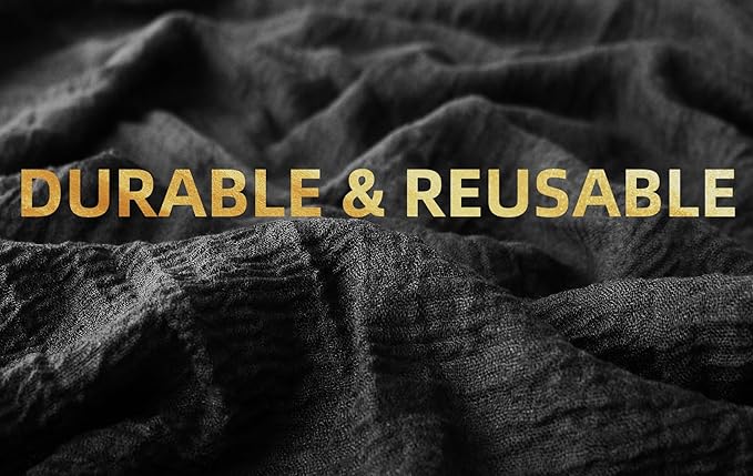 FEXIA 3 Pack Black Cheesecloth Table Runner 30x118 Inches Rustic Boho Gauze for Wedding Baby Shower Bridal Shower First Communion and Home Decorations