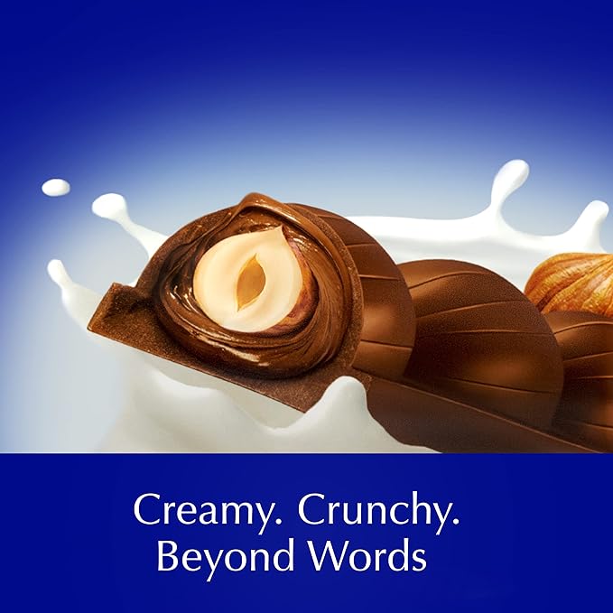 Lindt CLASSIC RECIPE Whole Hazelnut Milk Chocolate Stick, Milk Chocolate Candy with Whole Hazelnuts, 1.2 oz.