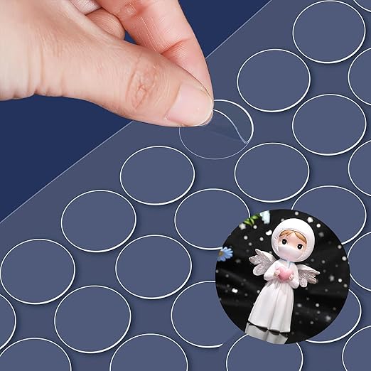 Adhesive Stick dots Two-Sided Sided Mounting Putty Stick Tack for Wall Hanging Crafts Balloons Festival Party Decorations,Clean Removable(1.2"*1.2"-180)