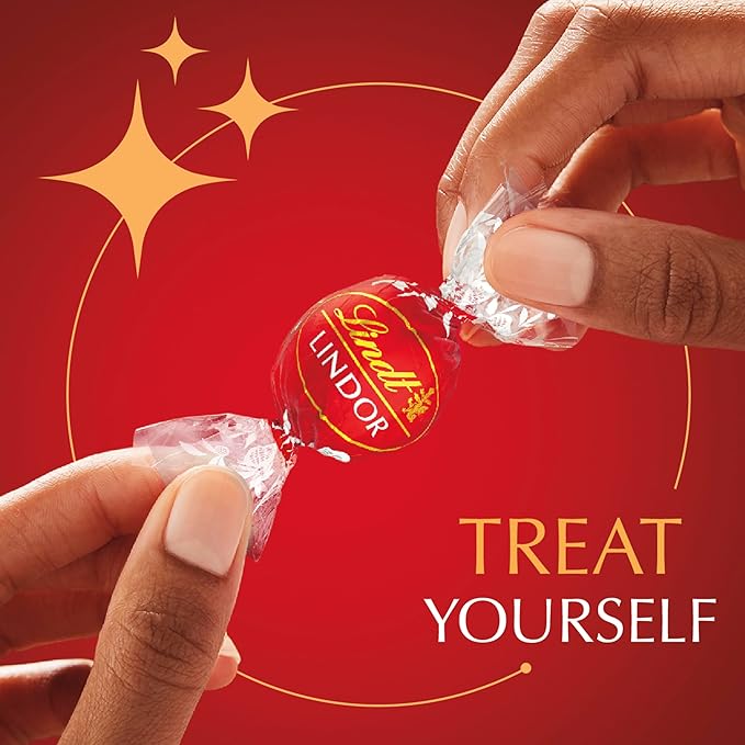 Lindt LINDOR Milk Chocolate Truffles, Milk Chocolate Candy with Smooth, Melting Truffle Center, Great for Gift Giving, 5.1 oz. Bag (6 Pack)