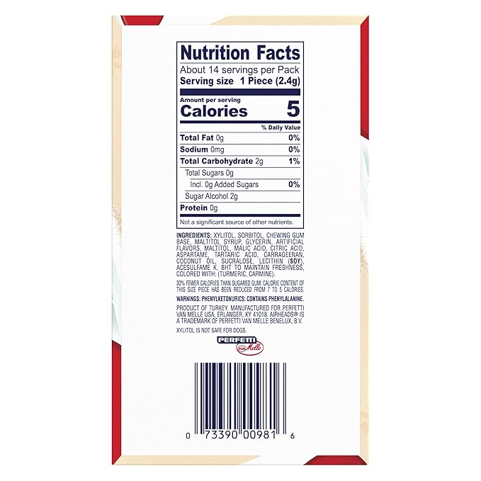 Airheads Chewing Gum, Sugar Free Gum with Micro-Candies, Individually Wrapped Christmas Stocking Stuffers for Adults & Kids, Raspberry Lemonade Flavor Artificially Flavored, 14 Sticks (12-Pack)