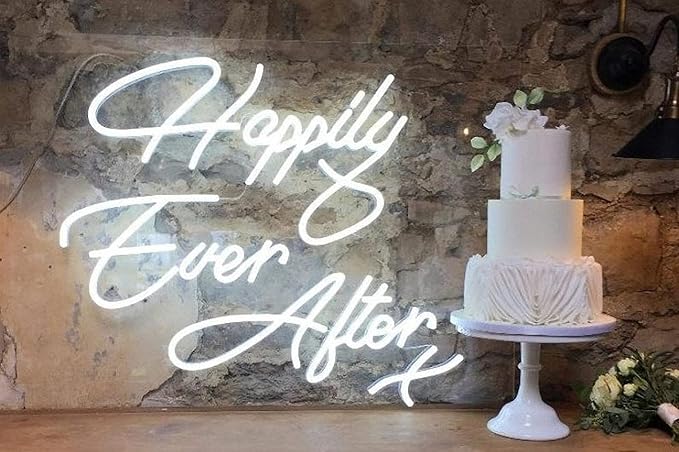 Ulalaza LED Neon Sign Night Light for Wall Party Décor Bedroom Room Bar Wedding Home Birthday Art Decoration Christmas with USB Chain Light modulator 5v (lets party blue)