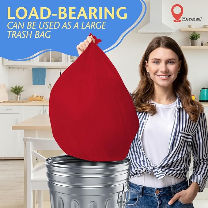 8-Count Red Disposable Plastic Tablecloths Rectangle 54x108 Inch - Extra Long Waterproof Banquet Table Covers for Parties & Catering