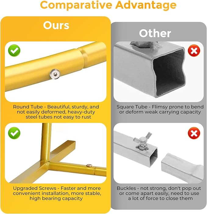 Metal Arch Backdrop Stand, 7.2FT+6FT Wedding Arch Frame, Gold Wedding Arch Backdrop Stand Set of 2, Balloon Arch Backdrop for Wedding Birthday Party Baby Shower Graduation Ceremony Decor