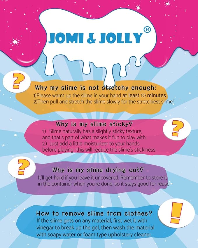 24 Pack Clear Slime Kit for Kids - Glitter Crystal Slime Kit for Girls 8-12 with Sequins, Non Sticky Stress Relief Toys for Kids & Adults, Princess Toys, Party Favors, Stress Relief, Classroom Prizes