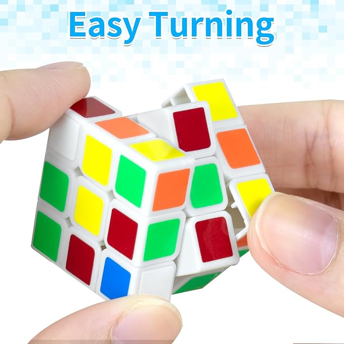 48 Pack Mini Cube Puzzle Box Toys Party Favors for Kids, 1.18in 3x3 Magic Cubes Brain Teaser for Classroom Prizes, Students School Rewards, Puzzles Game Toy for Christmas Goodie Bag & Stocking Stuffer