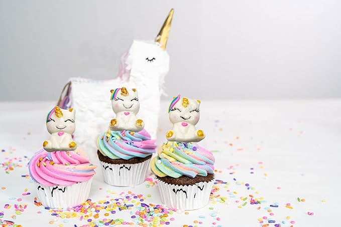 Unicorn Candy Lollipops (12 pieces) Individually Wrapped Suckers, Great for Unicorn Birthday, Party Favors, Candy Buffet, Pinata, Goodie Bags