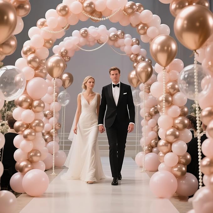 Balloon Arch Kit Stand Foldable storage, 9FT Height & 10FT Width Adjustable Balloon Arch Frame, for Weddings, Baby Showers, Birthdays, Graduation, Backdrop for Parties