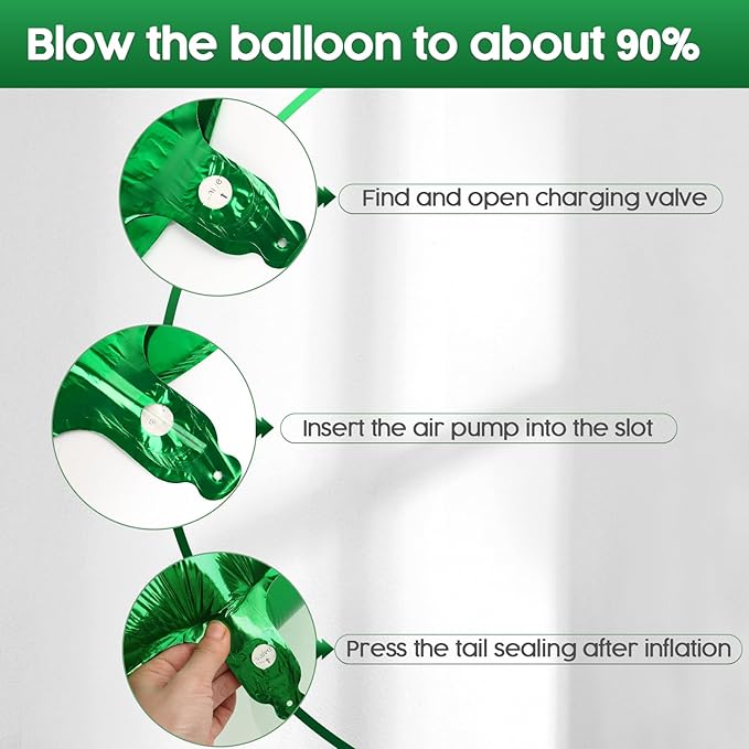 0 Balloon - Dark Green Birthday Number Balloons, 40 Inch Large Foil Balloons for Men Women Boys Girls Dark Green Themed Birthday Decorations