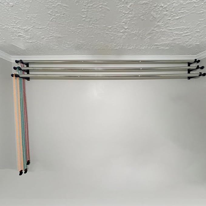 Stainless Steel Backdrop Crossbar 120-inch for Manual Photo Studio Background Support System, Backdrop Pole for Manual Studio Roller Background