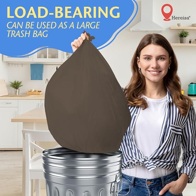 8-Pack Brown Disposable Plastic Tablecloths Round 84 Inch Diameter - Heavy Duty Waterproof Party Table Covers for Weddings, Banquets & Events